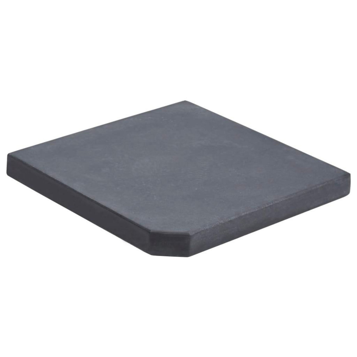 VIDAXL Plaque de poids de parasol Noir Granite Carre 25 kg