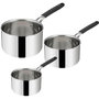 Voir la diapositive 1 : Lagostina Batterie de cuisine 3 casseroles Esperta triply 16/18/20cm