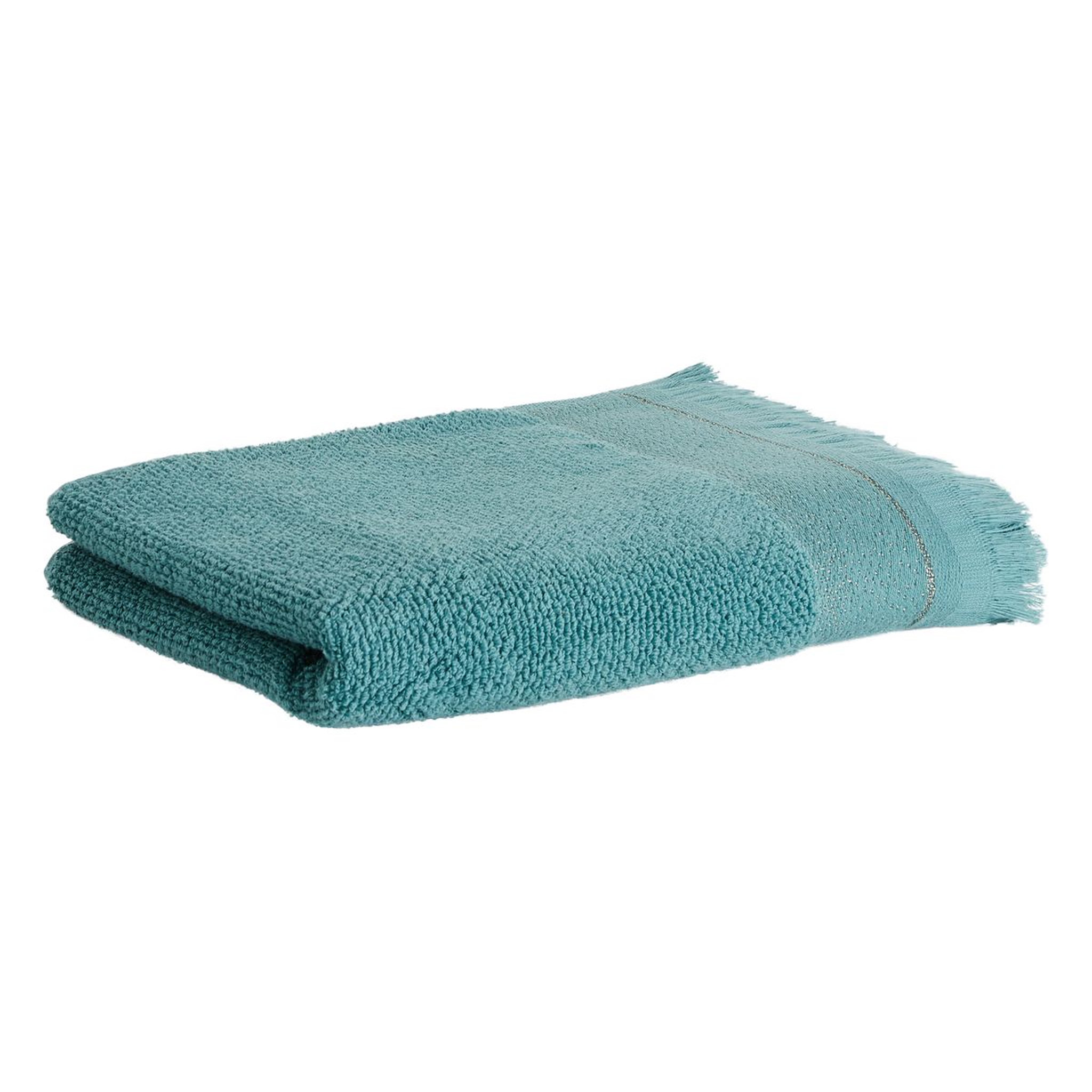 Voir la diapositive 1 : ACTUEL Maxi drap de bain uni en coton qualité zéro twist 500 g/m²