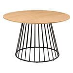 ATMOSPHERA Table à Manger Design  Rayo  120cm Naturel