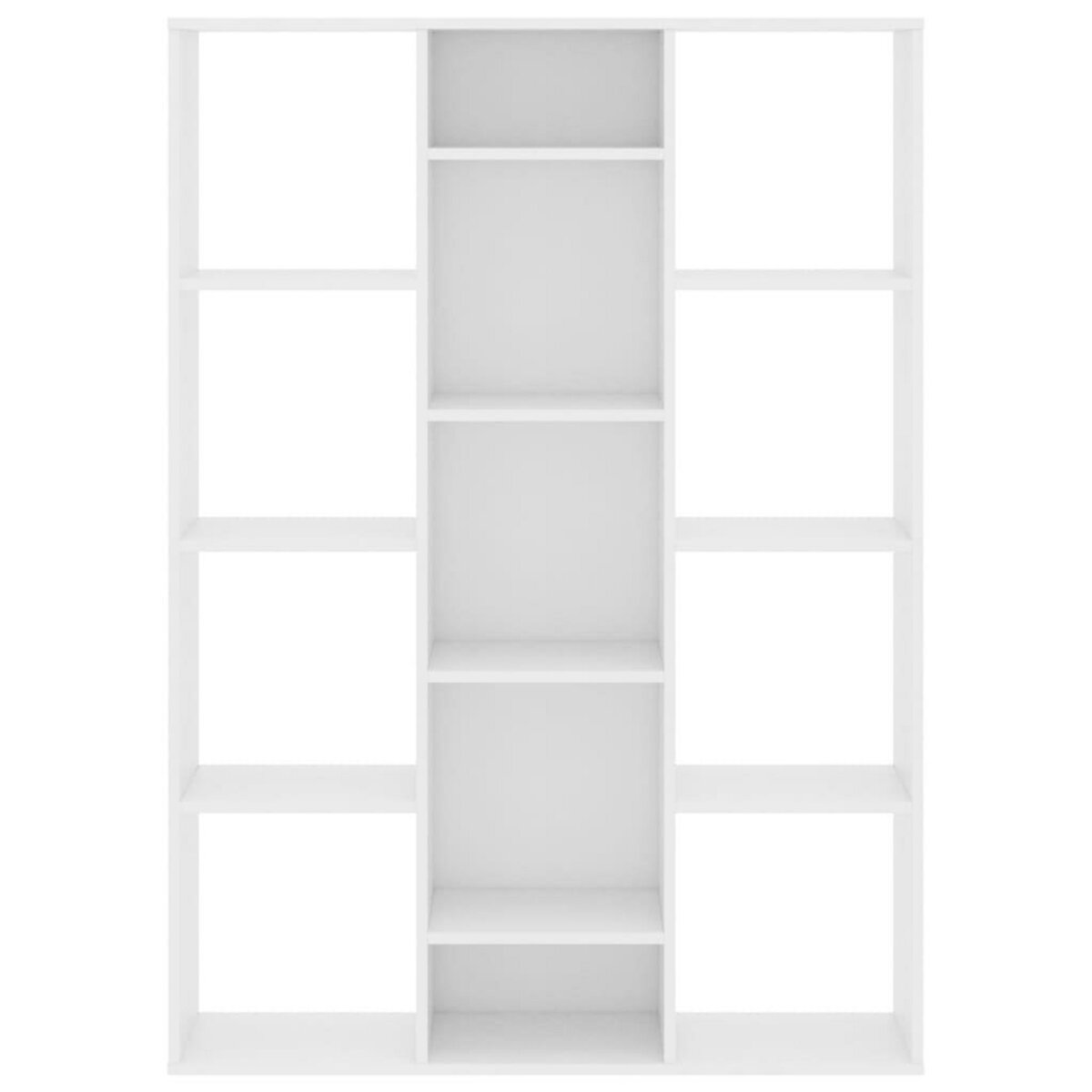 VIDAXL Separateur de piece/Bibliotheque Blanc 100x24x140 cm