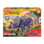 EDUCA EDUCA - Puzzle - Triceratops 3D Creature Puzzle