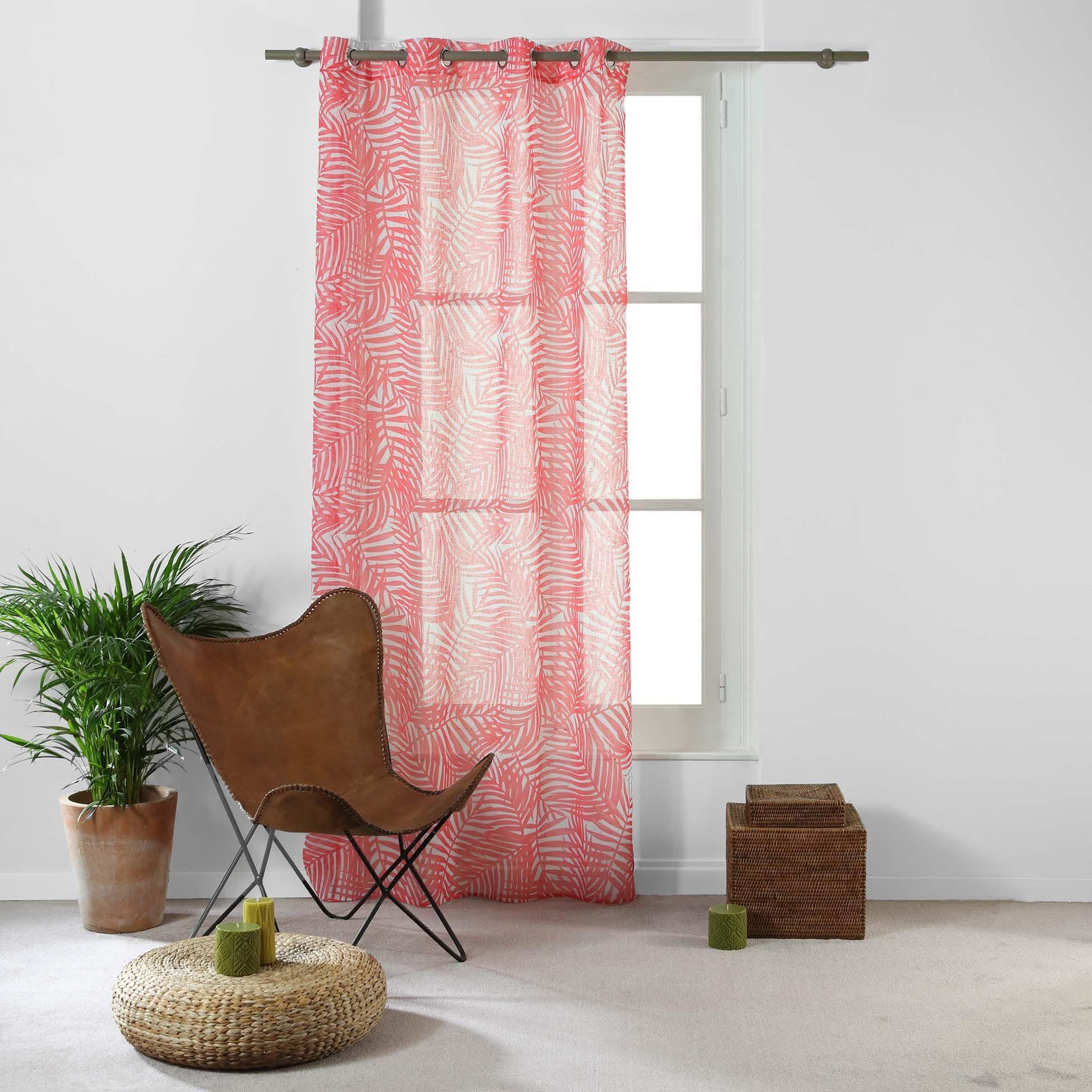 Voir la diapositive 6 : Eden Voilage a oeillets eucalys design et moderne