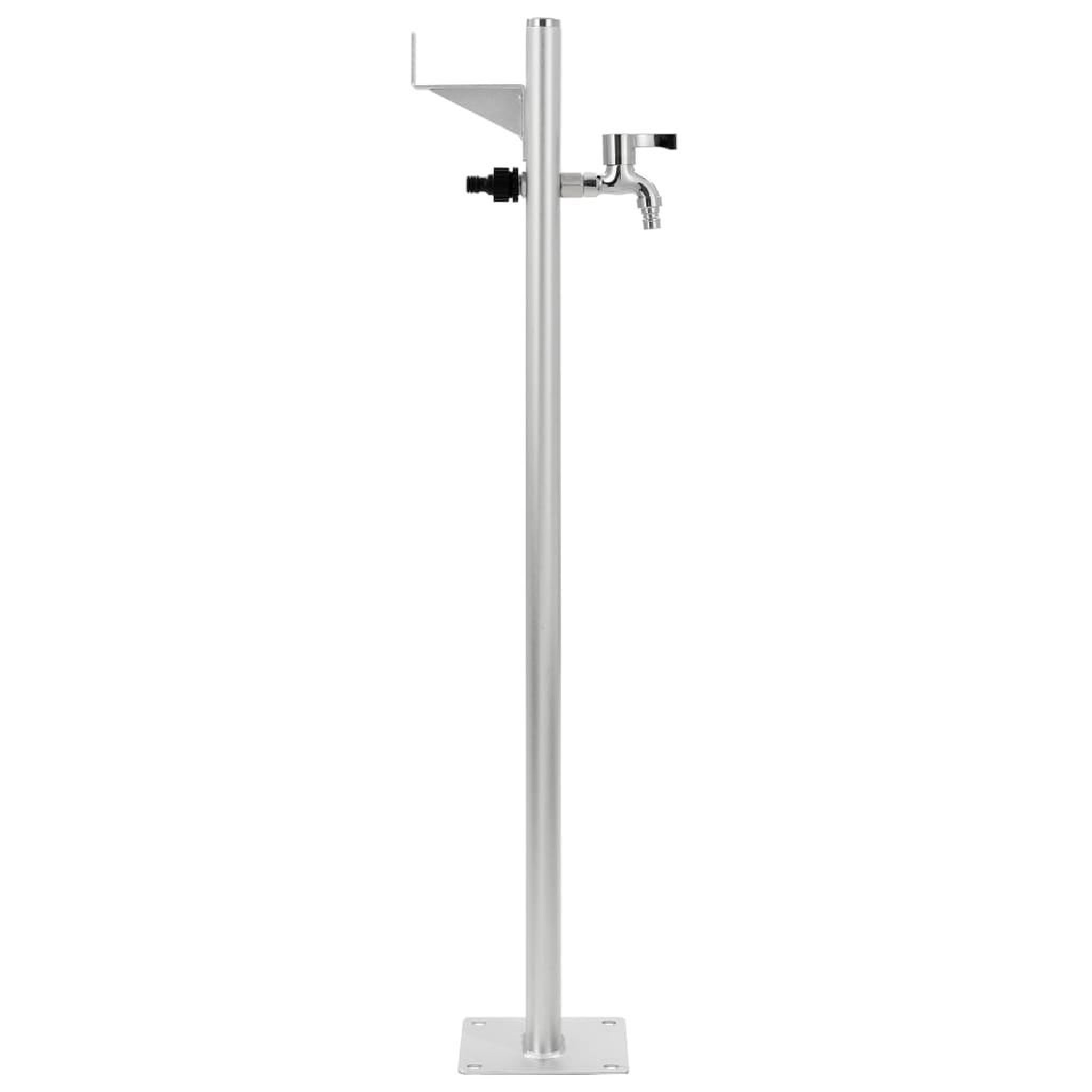 Voir la diapositive 2 : VIDAXL Colonne a eau de jardin Aluminium 95 cm