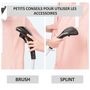 Voir la diapositive 6 : HOMCOM HOMCOM Défroisseur vapeur vertical défroisseur à vêtements 1,4 L 1950 W débit vapeur 30g/min tige telescopique jaune noir