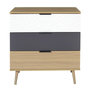 Voir la diapositive 2 : The Home Deco Factory Commode 3 tiroirs Sven