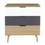 Voir la diapositive 2 : The Home Deco Factory Commode 3 tiroirs Sven