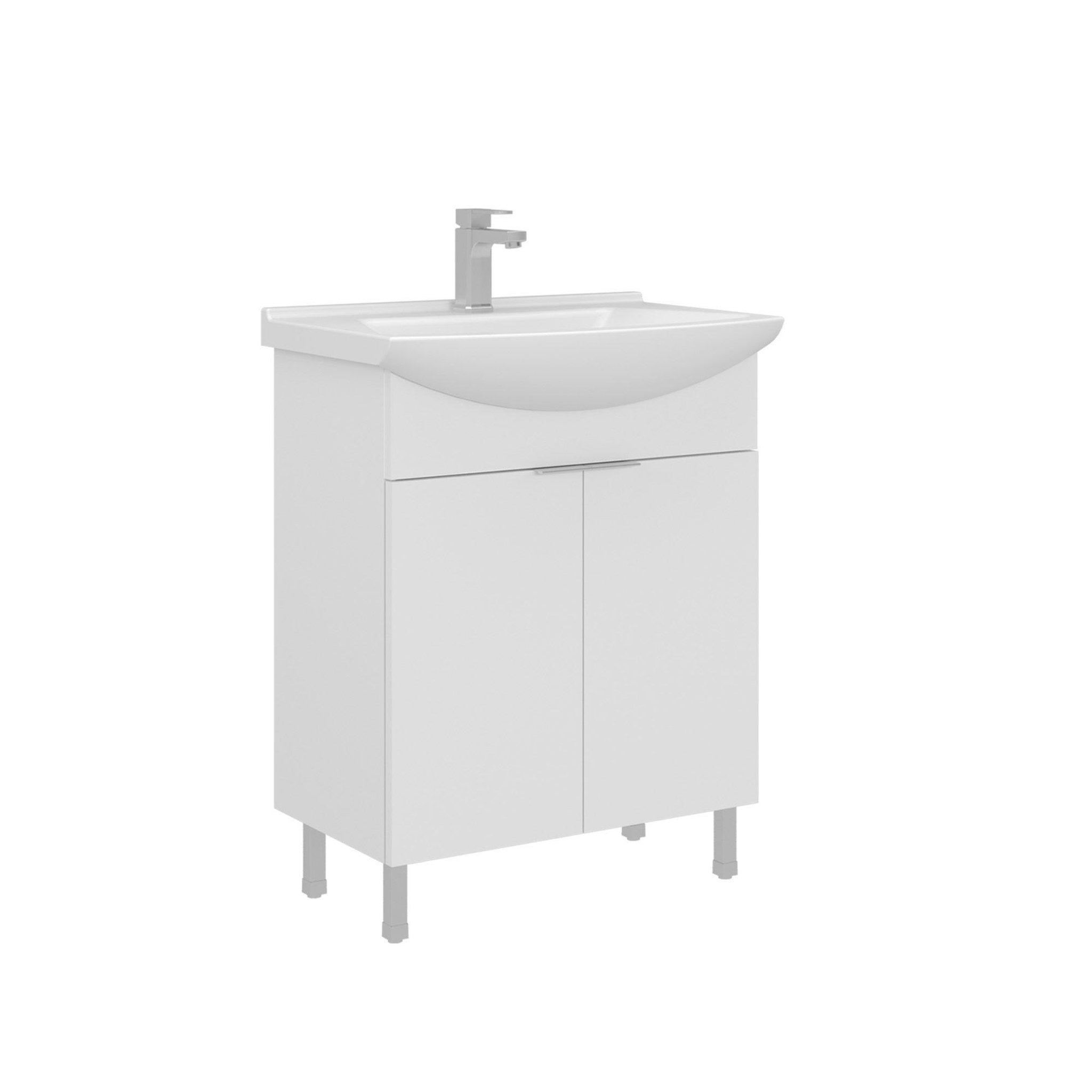 Habitat et Jardin Meuble vasque  purus 65  - 65 x 50 x 83 cm - white
