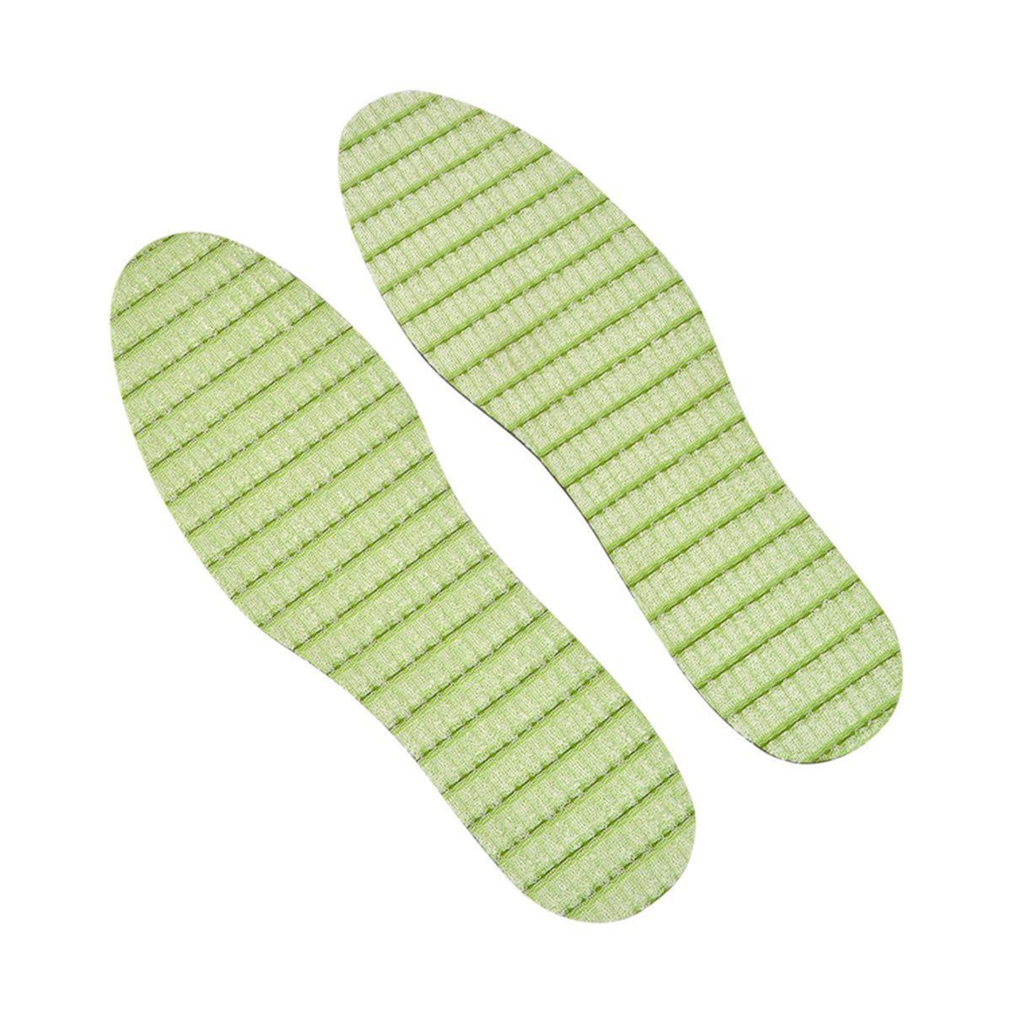 Voir la diapositive 1 : FLIPLESS Semelles chaussures  bambou  taille 44/46 vert