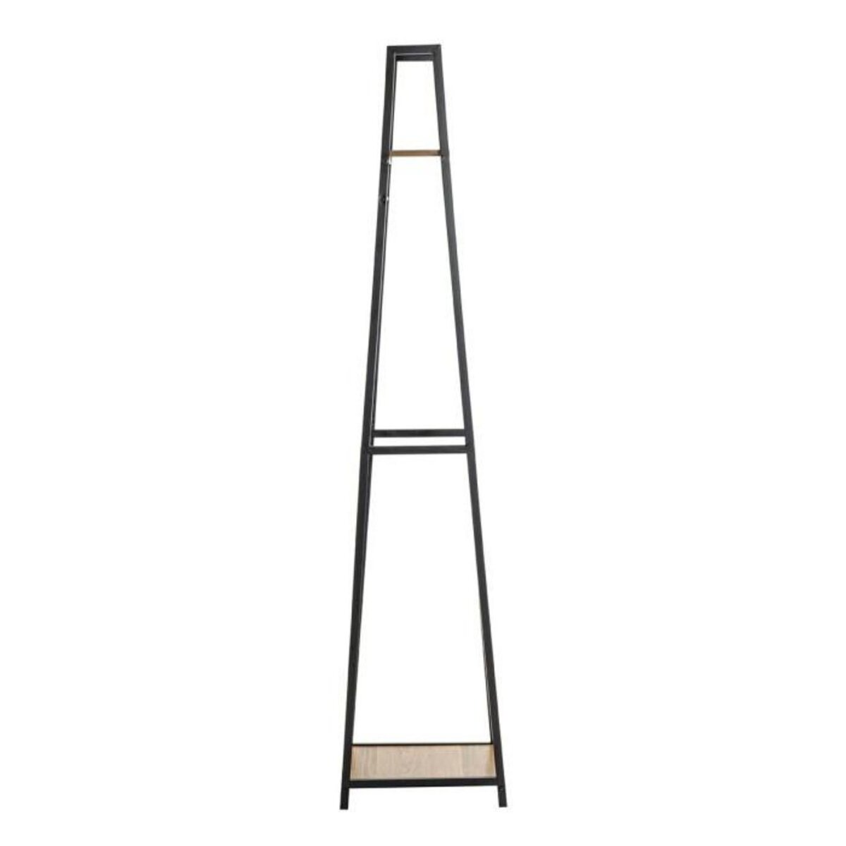 Paris Prix Portant à Vêtements  Miranda  166cm Chêne Foncé & Noir