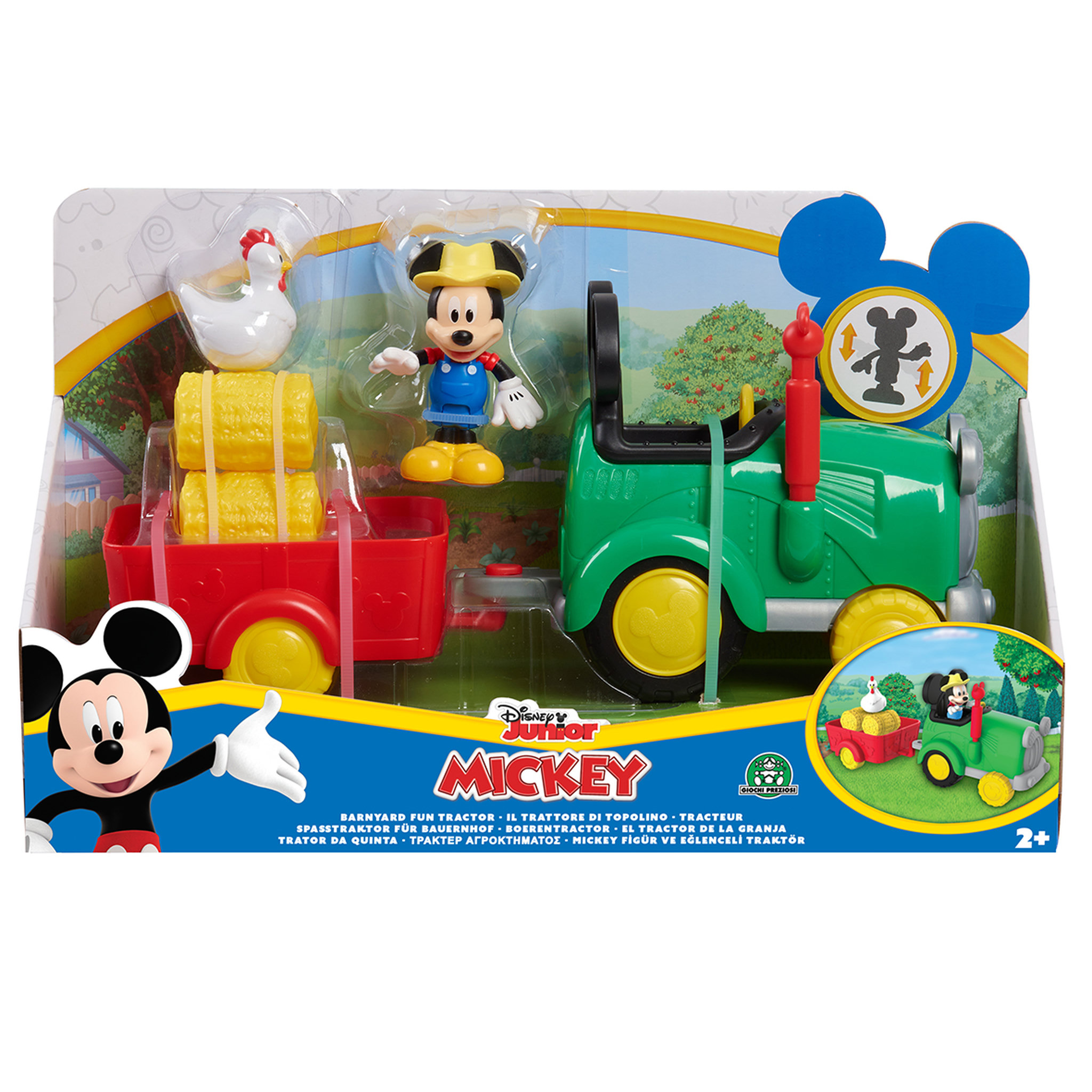 Voir la diapositive 4 : GP TOYS Tracteur avec 1 figurine articulée 7.5 cm - Mickey