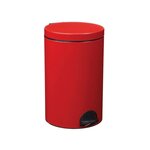 Rossignol Poubelle à pédale 20l rouge - 90259