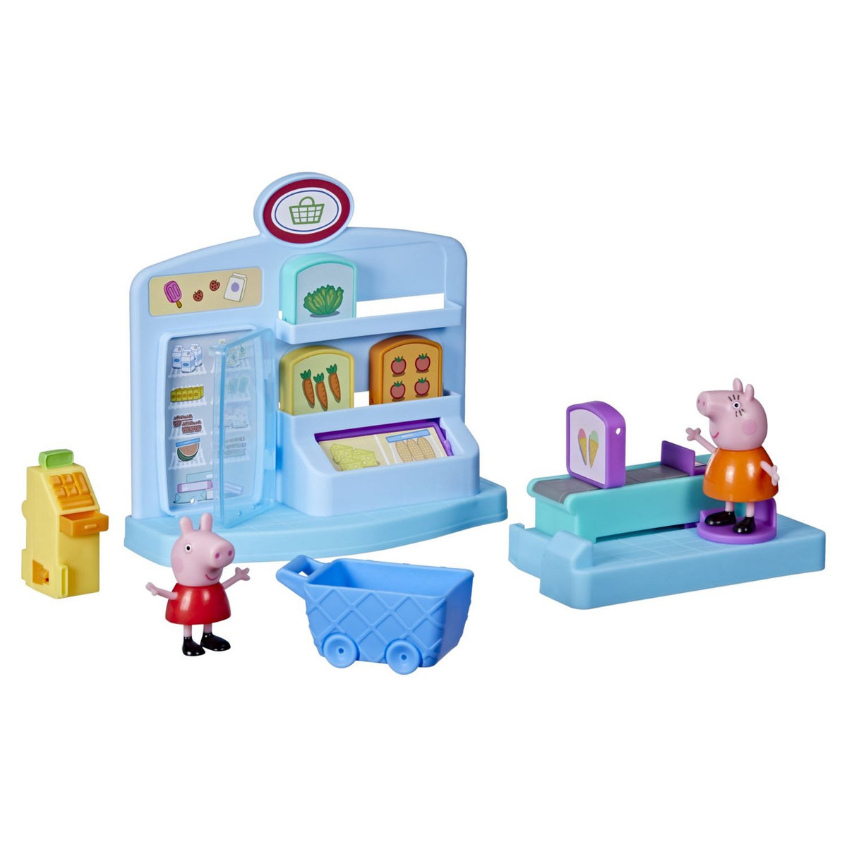 HASBRO Coffret Peppa Pig sortie en famille Au supermarché 