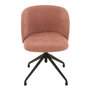 Voir la diapositive 2 : Paris Prix Chaise Pivotante Design  Gena  56cm Rose Clair