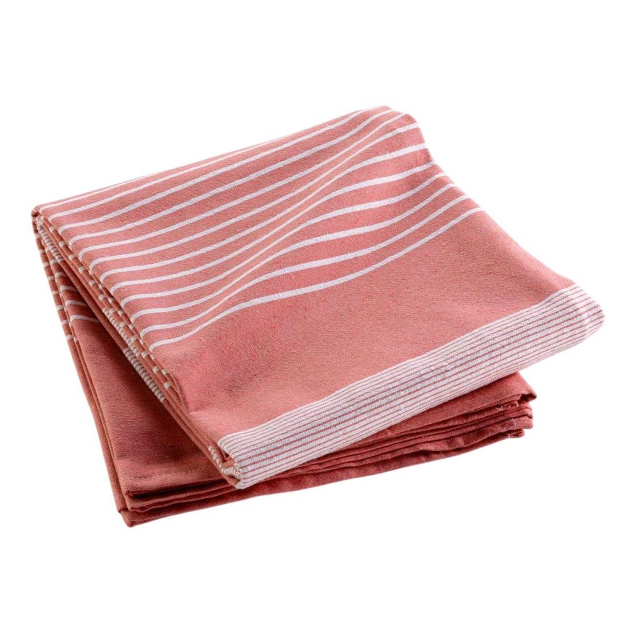 Douceur d'Intérieur Couvre-lit tissé imprimé  adele  180x220cm rose