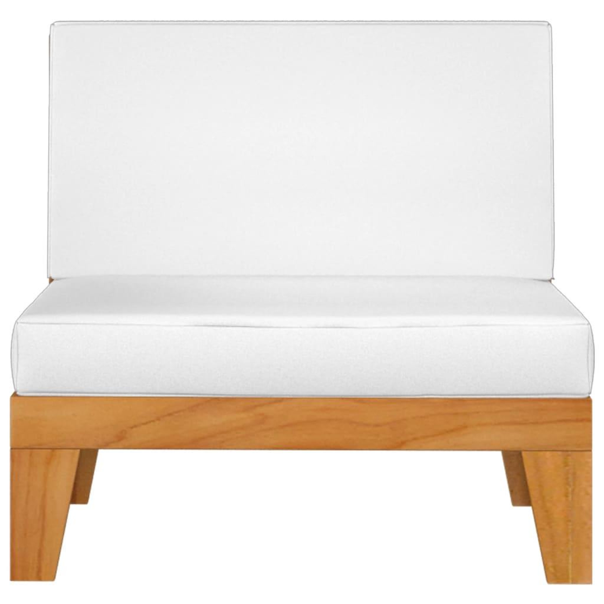 Voir la diapositive 5 : VIDAXL Salon de jardin 5 pcs avec coussins Bois d'acacia solide