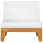 Voir la diapositive 5 : VIDAXL Salon de jardin 5 pcs avec coussins Bois d'acacia solide