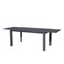 Voir la diapositive 1 : RED DECO Table de jardin extensible CUBA Gris Aluminium 160/240 x 90 x 75 cm