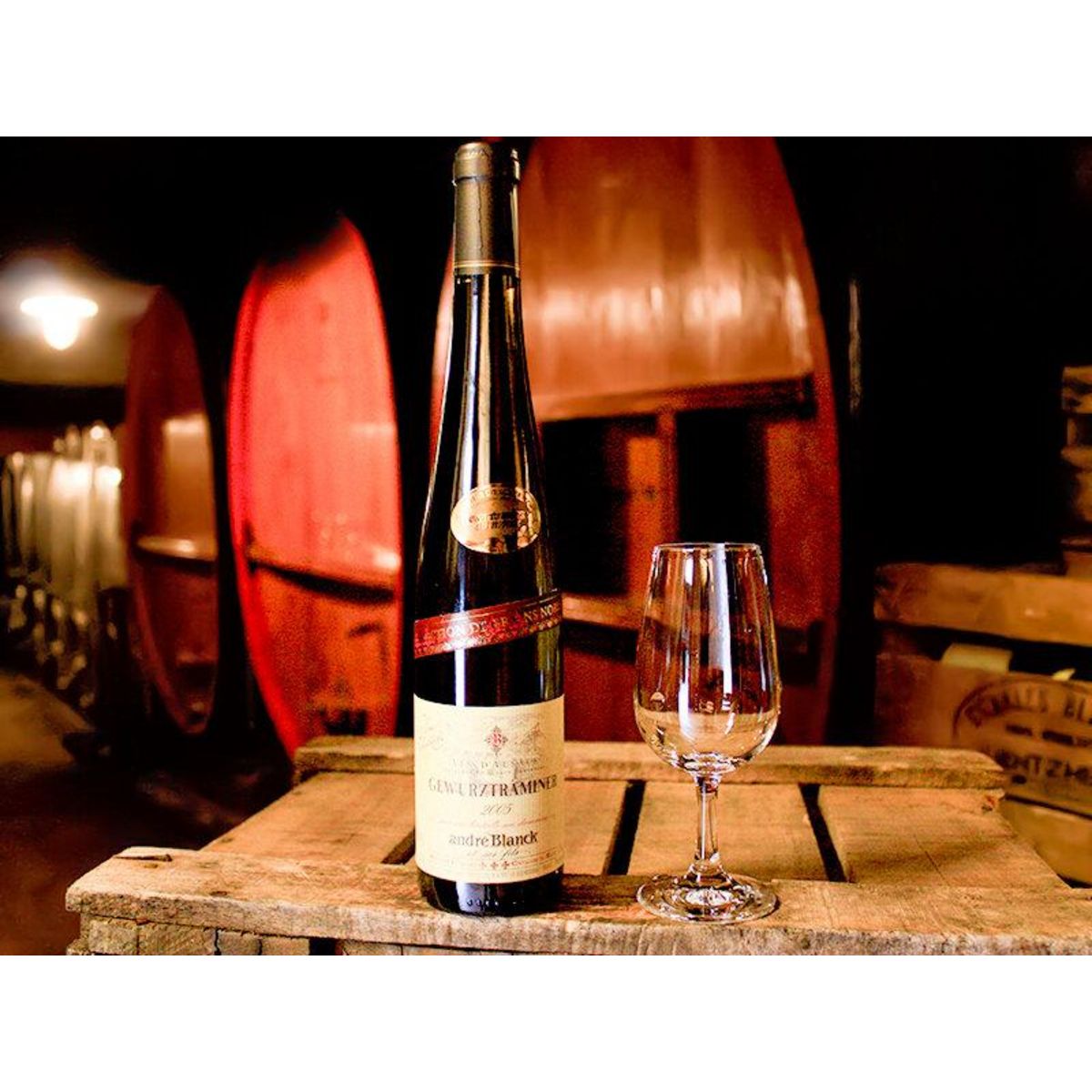 Smartbox Visite œnologique avec dégustation en duo et 3 bouteilles de vin près de Colmar - Coffret Cadeau Gastronomie