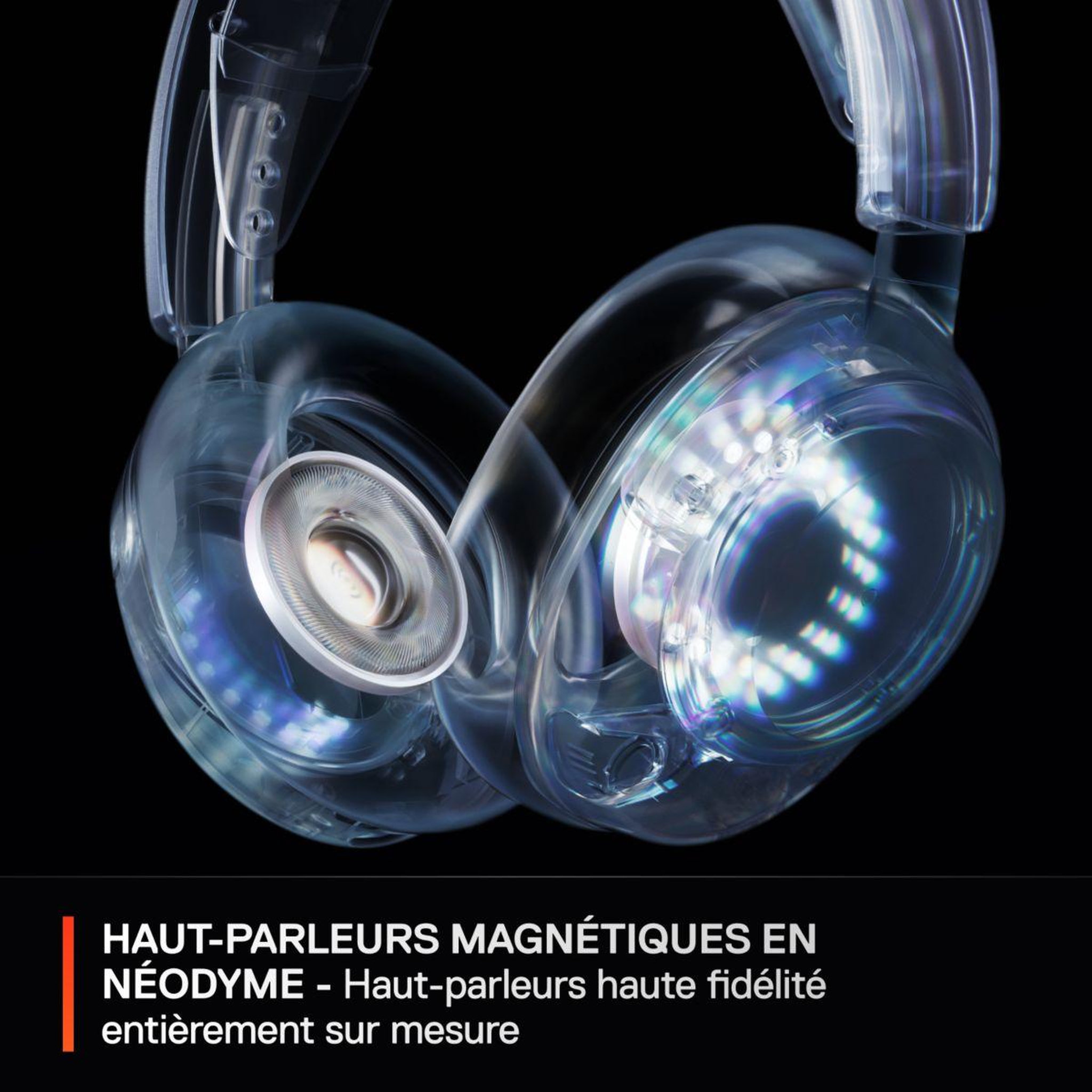 Voir la diapositive 4 : STEEL SERIES Casque gamer Arctis Nova 5P Blanc