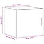 Voir la diapositive 6 : VIDAXL Armoire murale gris beton 45x42,5x40 cm bois d'ingenierie