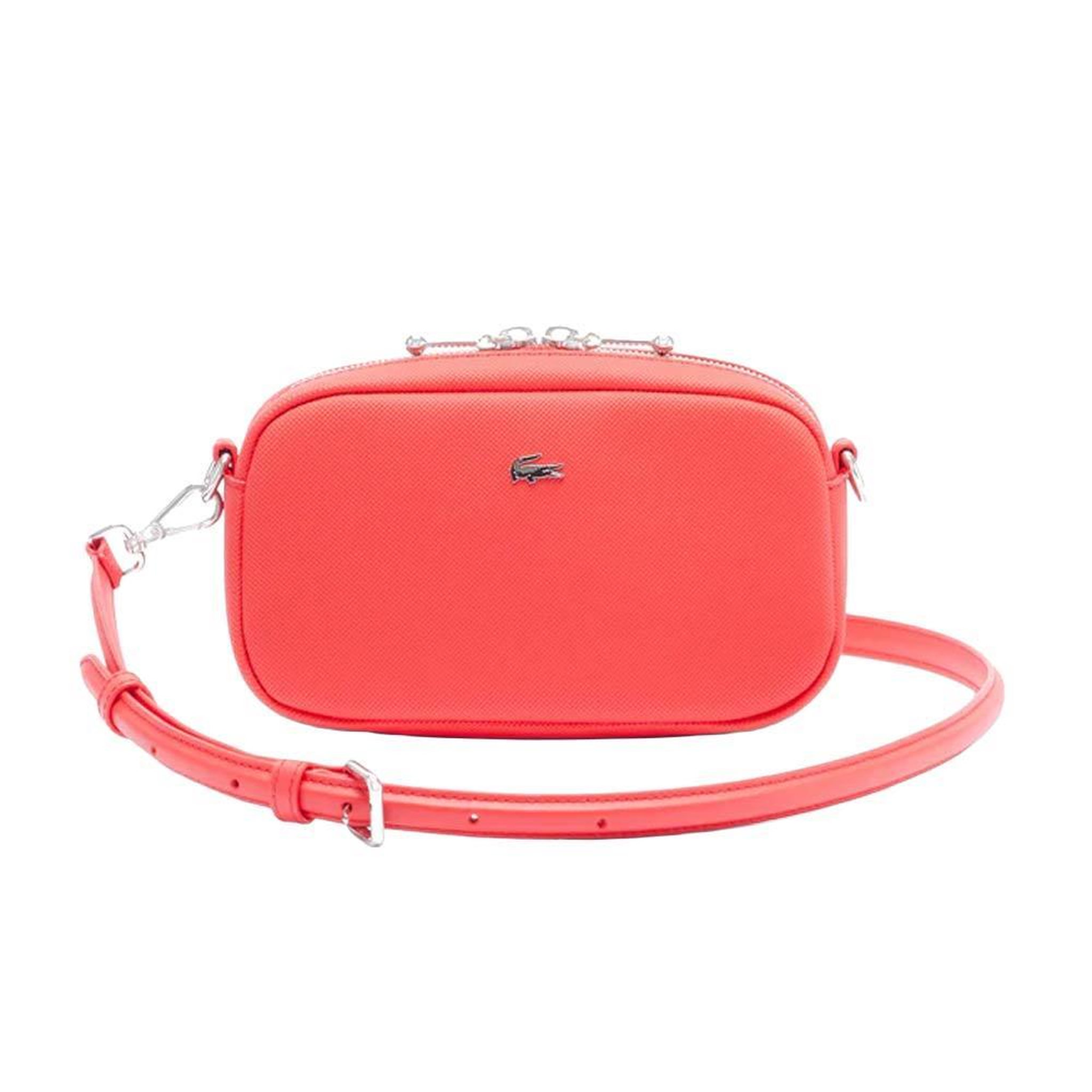Voir la diapositive 2 : Lacoste Sac à bandoulière rose femme lacoste