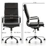 Voir la diapositive 3 : VS VENTA-STOCK Fauteuil de Bureau Morgan inclinable Noir, Cuir synthétique