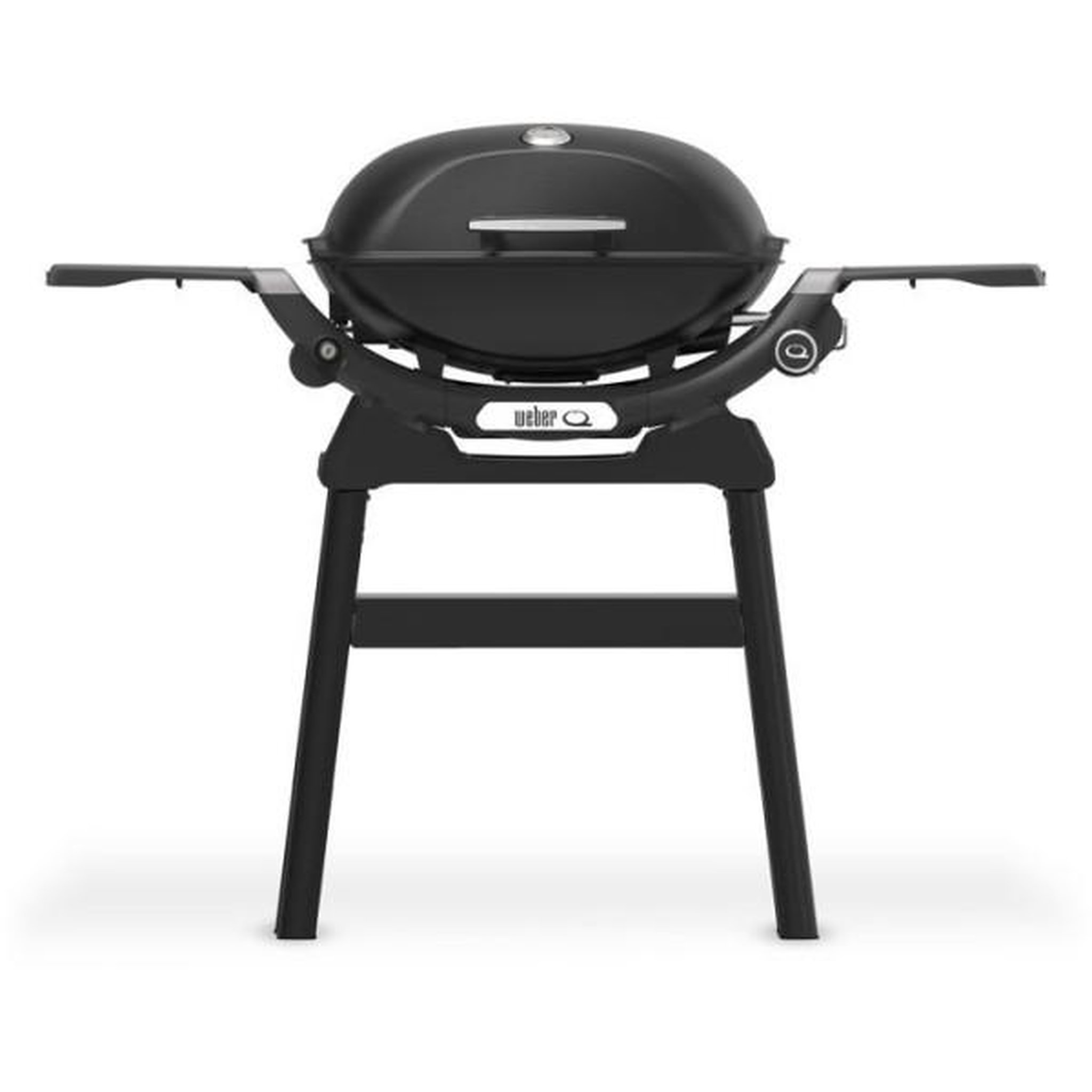AAAAA Barbecue a gaz - Weber - Q2200N avec stand - 4,11kW - 1 brûleur - Fonte émaillée - Allumage piézoélectronique - Noir