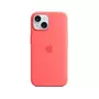 APPLE Coque iPhone 15 MagSafe silicone Goyave