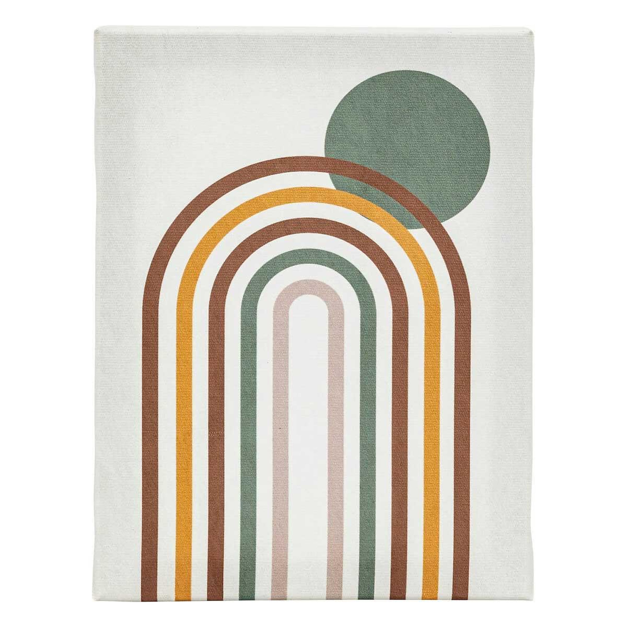 Voir la diapositive 4 : ATMOSPHERA Lot de 5 toiles imprimées  cynthia  25x25cm soleil
