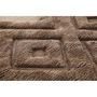 Voir la diapositive 3 : Paris Prix Tapis Déco en Laine  Dahlia  200x300cm Marron Foncé