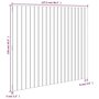 Voir la diapositive 6 : VIDAXL Tete de lit murale 127,5x3x110 cm Bois massif de pin