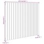Voir la diapositive 6 : VIDAXL Tete de lit murale 127,5x3x110 cm Bois massif de pin