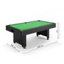 Voir la diapositive 3 : SOKKER Billard américain ARMSTRONG 212 x 118 x 86 cm - Retour de boules automatique et Accessoires inclus