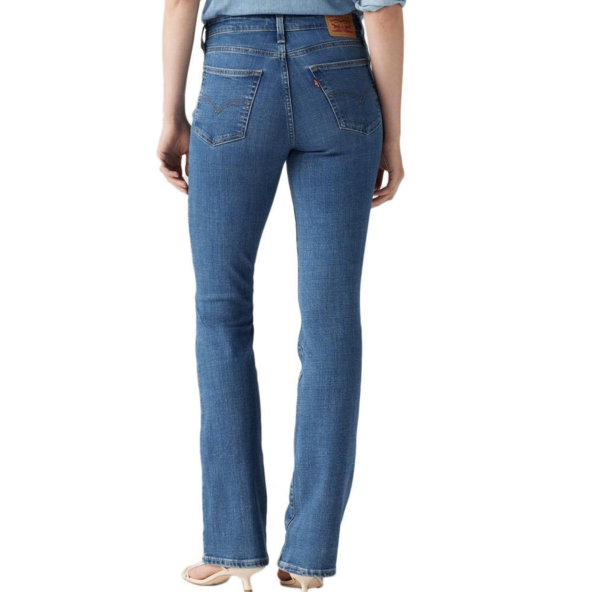 Voir la diapositive 2 : Levi's Jean 725  Foncé Femme Levi's High Rise Bootcut Med Indi