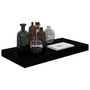 Voir la diapositive 3 : VIDAXL Etagere murale flottante Noir brillant 50x23x3,8 cm MDF
