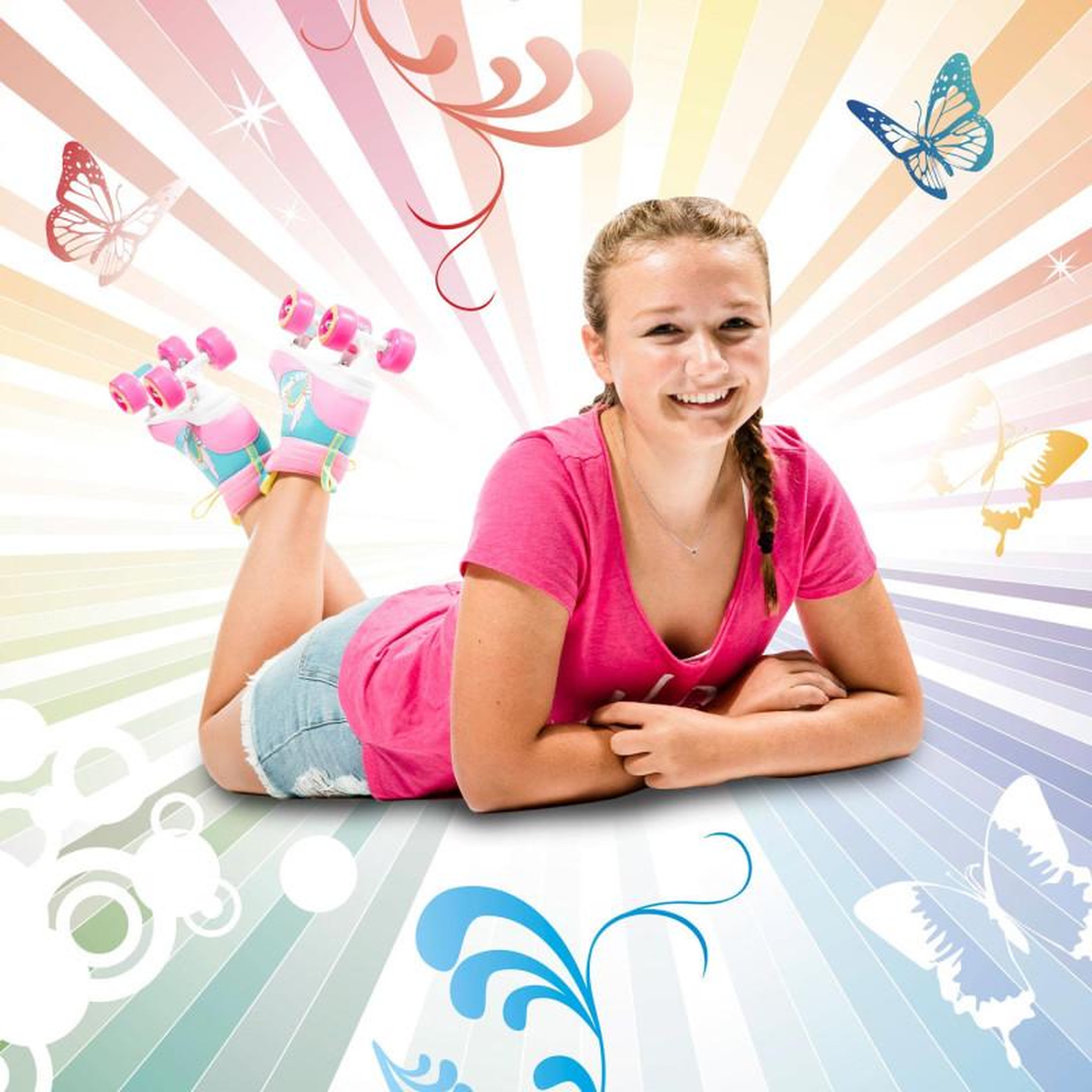 Voir la diapositive 2 : HUDORA Hudora Adjustable Skates Skate Wonders mt 28-31