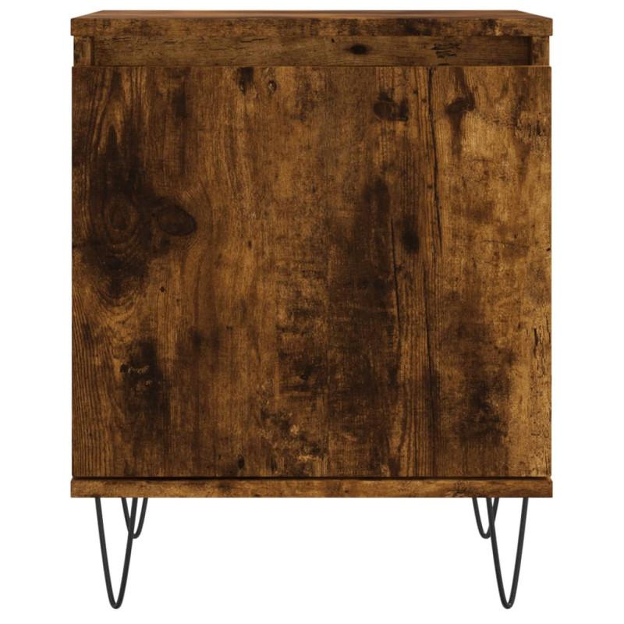 Voir la diapositive 5 : VIDAXL Tables de chevet 2 pcs chêne fumé 40x30x50 cm bois d ingénierie