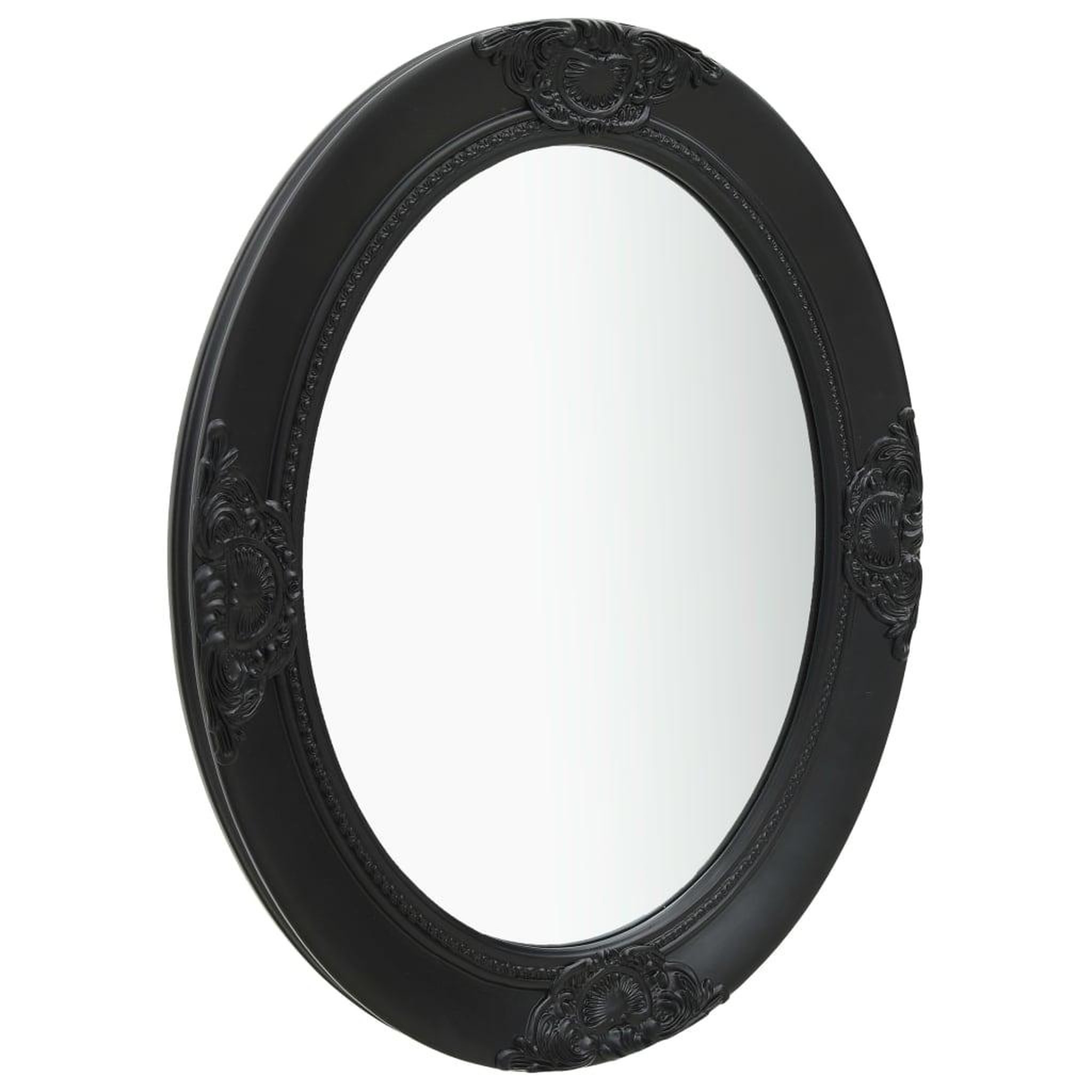 Voir la diapositive 2 : VIDAXL Miroir mural style baroque 50x60 cm noir
