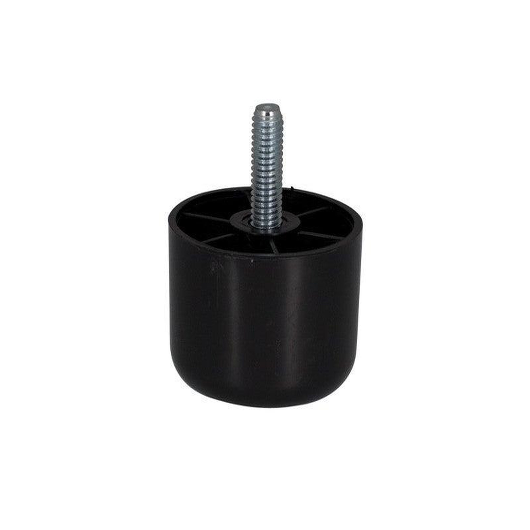CIME Pied Plastique À Visser, Diam.60 X H.40 Mm