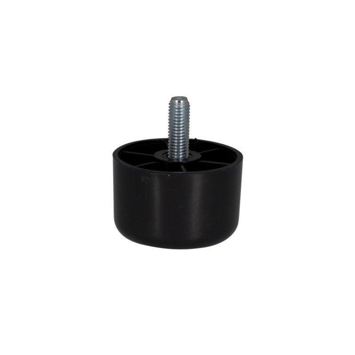 CIME Pied Plastique À Visser, Diam.60 X H.40 Mm