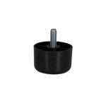 CIME Pied Plastique À Visser, Diam.60 X H.40 Mm