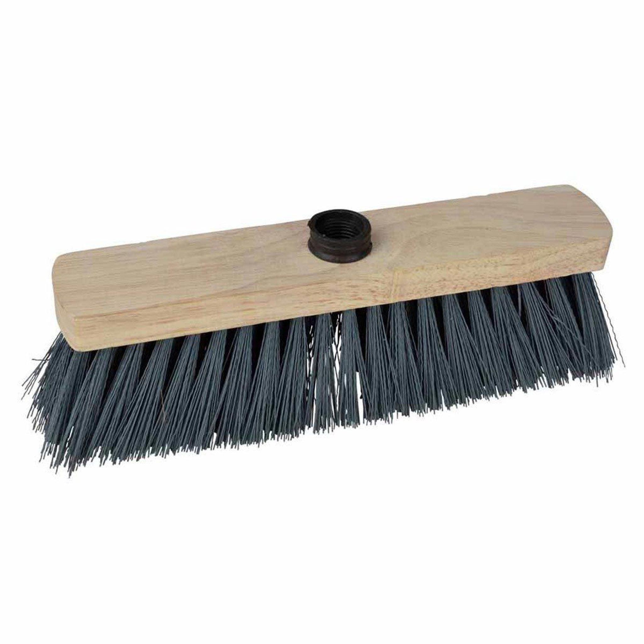 HOMEA Tête de balai en bois  sols durs  30cm naturel