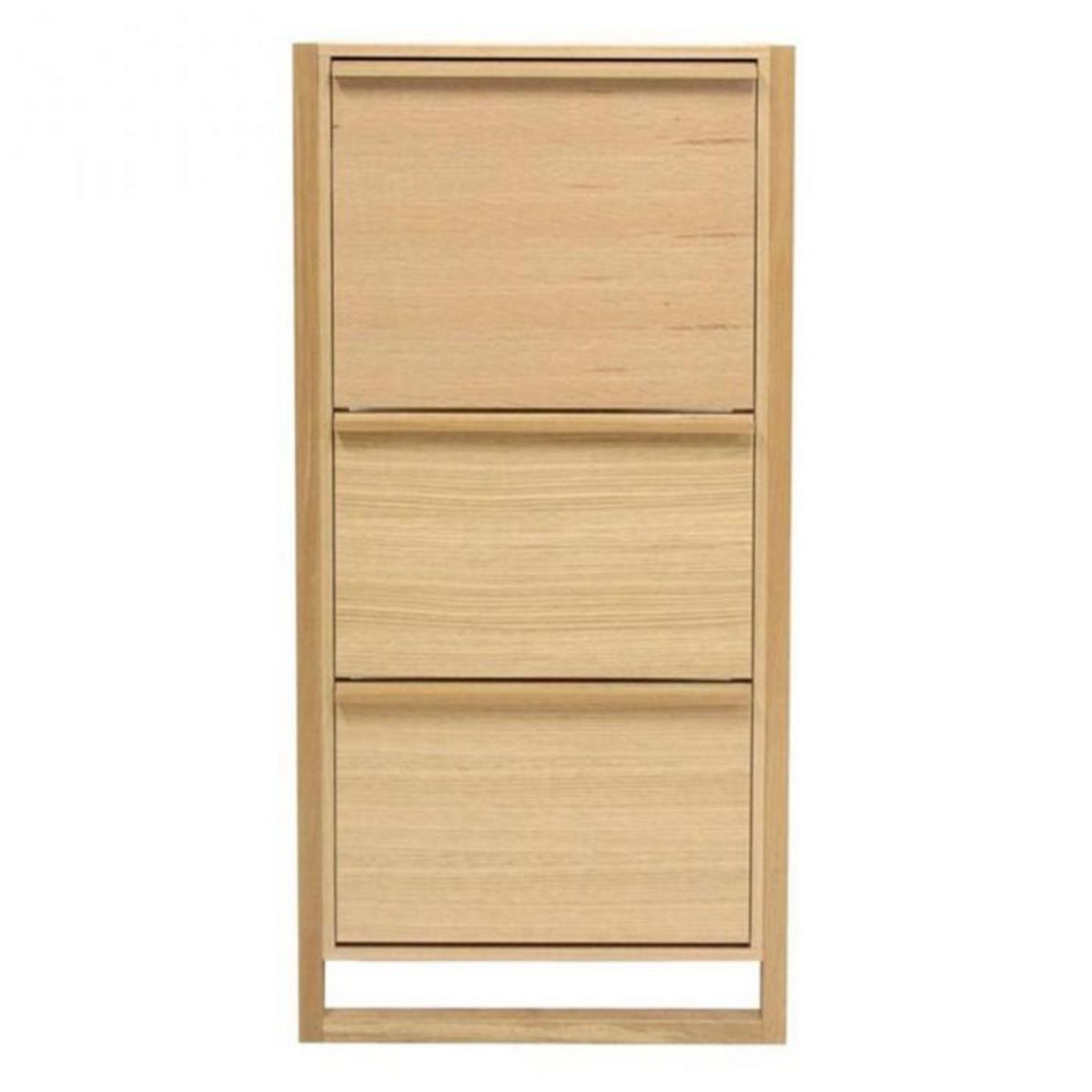 Paris Prix Meuble à Chaussures 3 Compartiments  NewEst  138cm Chêne