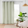 Voir la diapositive 5 : Paris Prix Rideau Voilage à Œillets  Cloris  140x280cm Sauge