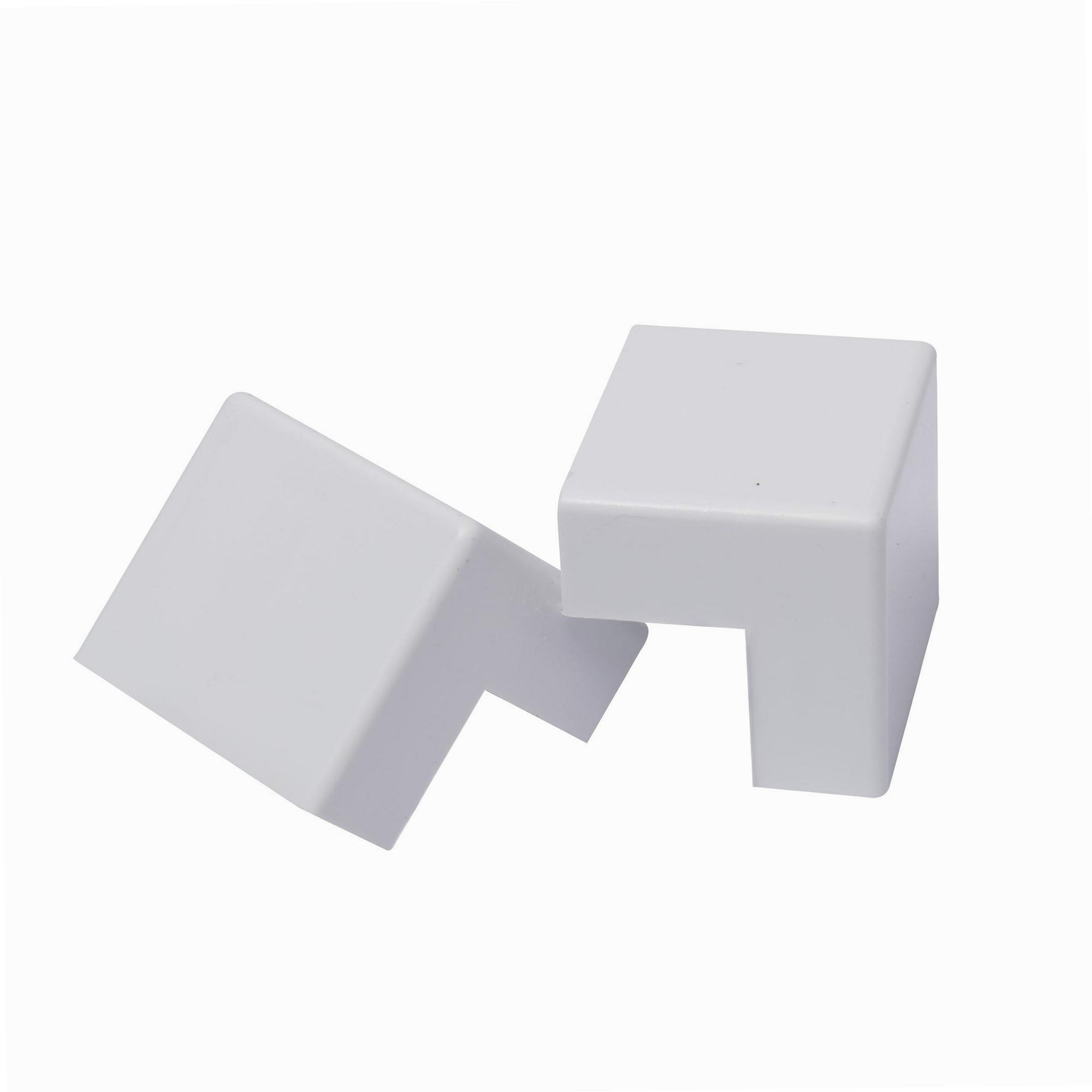 Voir la diapositive 6 : ZENITECH Angles extérieurs 30x10mm blanc  lot de 2