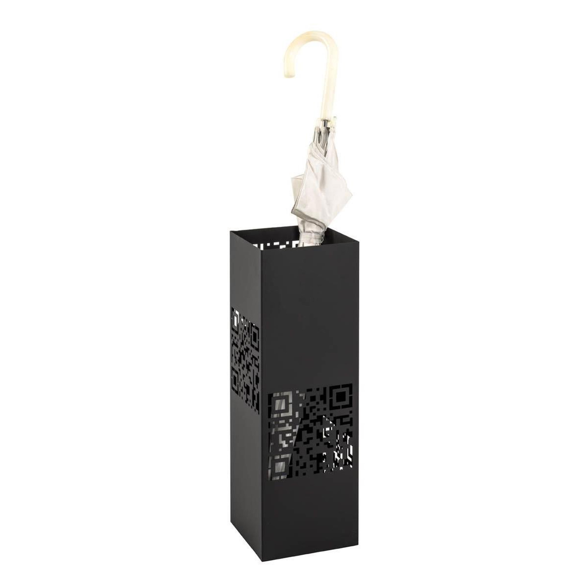 Paris Prix Porte-parapluie design  qr code  48cm noir