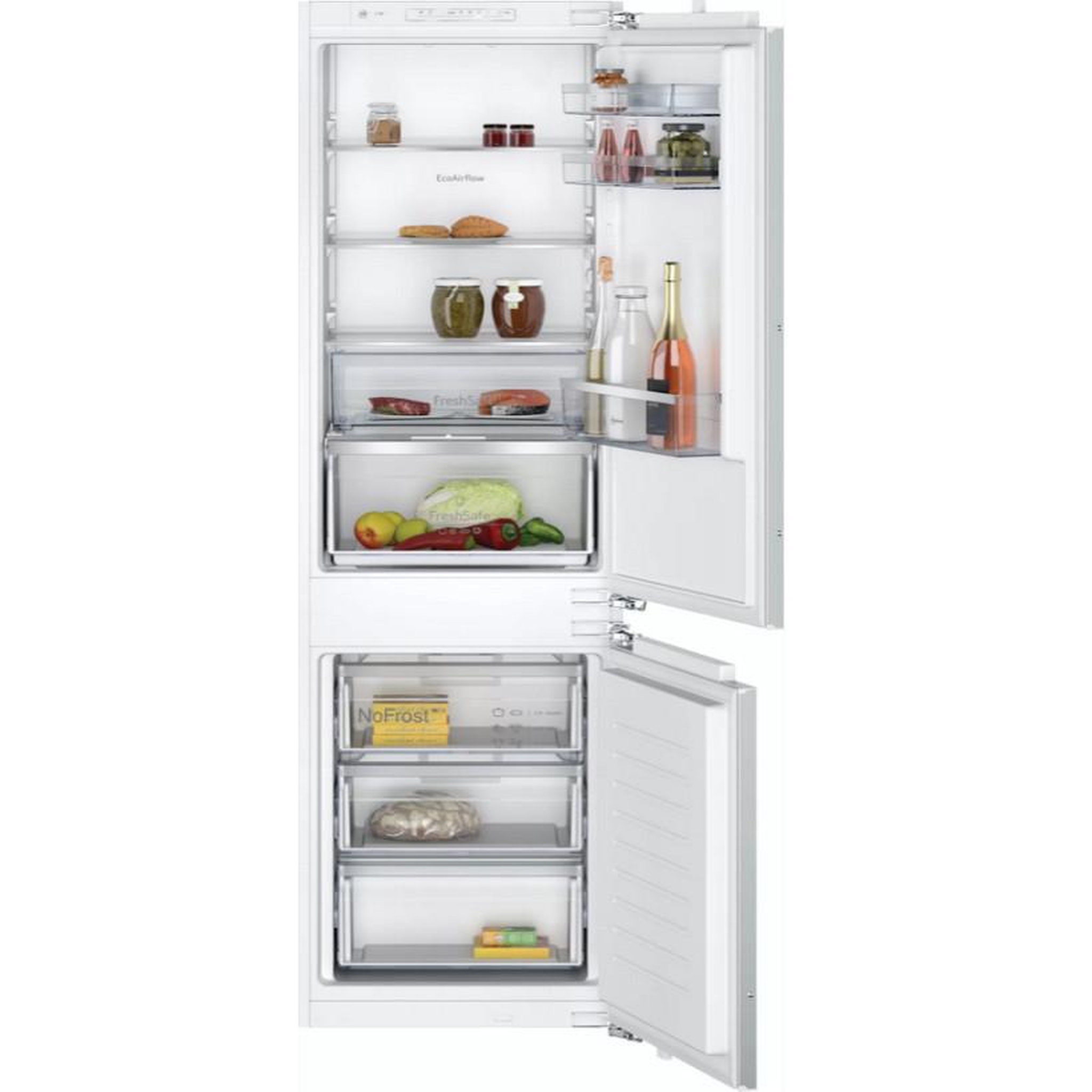 Neff Réfrigérateur combiné intégrable à pantographe 260l - ki7867fe0