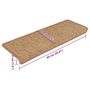 Voir la diapositive 6 : VIDAXL Tapis d'escalier autocollants 15 pcs 65x21x4 cm Orange