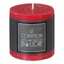 COMPTOIR DE LA BOUGIE Bougie Ronde  Rustic  7cm Rouge